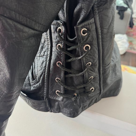 Jim Lane Leather Motorcycle Jacket size 42 - Picture 7 of 11